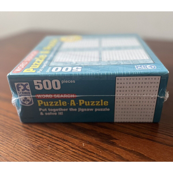 New Word Search Puzzle A Puzzle 500 piece Jigsaw Write on and Wipe off SCHMID - Picture 5 of 7
